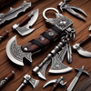 Compact Axes Shaped Mini Pocket Knife 