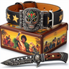  Belts and Camping Knives Gift Item