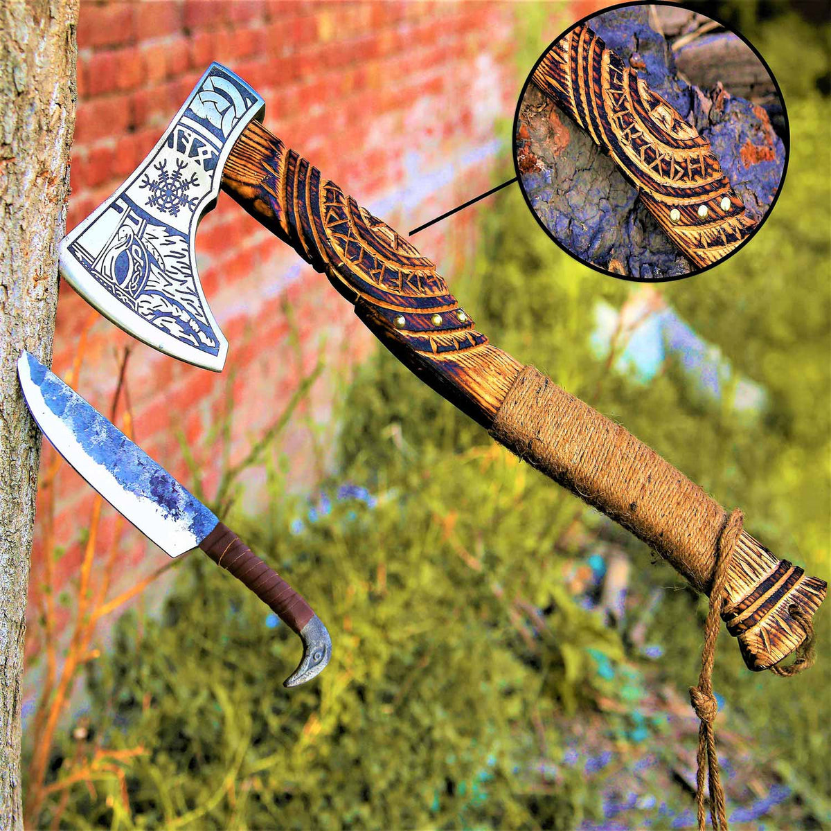 Viking Axe | Viking Knife | Collectible Gift