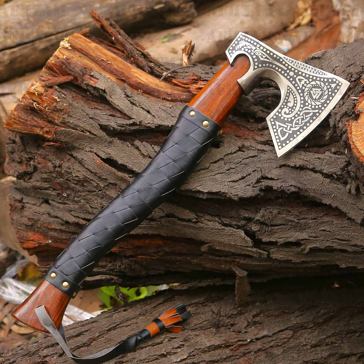 Viking Axe Set with Gift Knife – Outdoor & Collectible