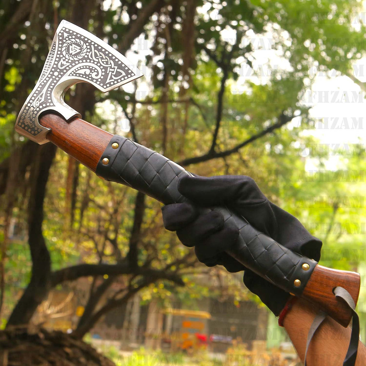 Viking Axe Set with Gift Knife – Outdoor & Collectible