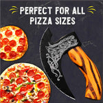 Handmade Pizza Cutter Viking Axe with Sheath