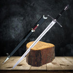 Viking Knight Sword with Scabbard – Handcrafted Collectible