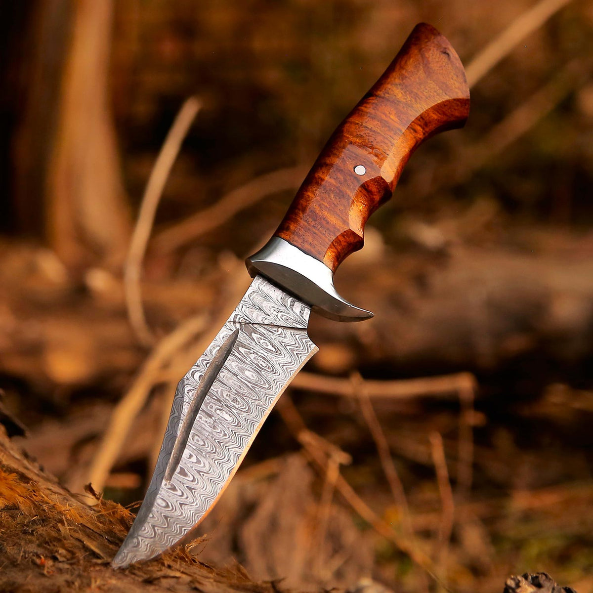  Damascus Steel Hunting Knives