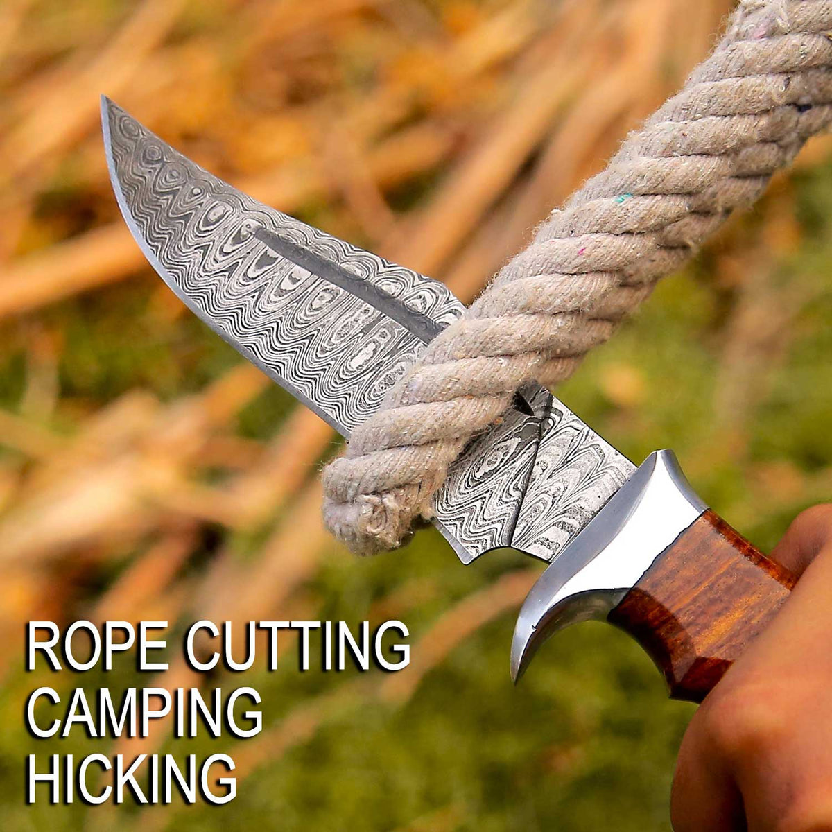 Damascus Steel Hunting Knives